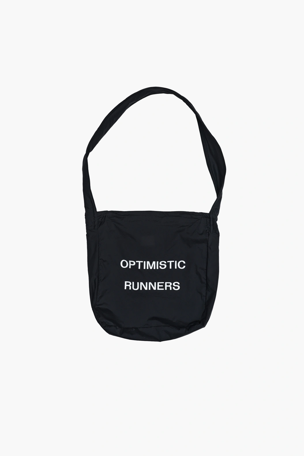 Optimistic Runners｜Cross Body Bag "Black"