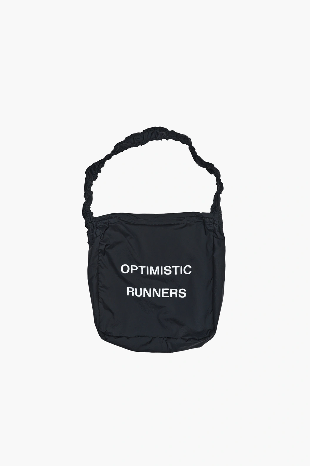 Optimistic Runners｜Cross Body Bag "Black"