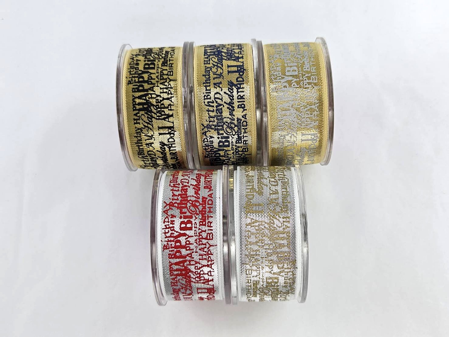 金屬感文字拼貼 Happy Birthday/22mm