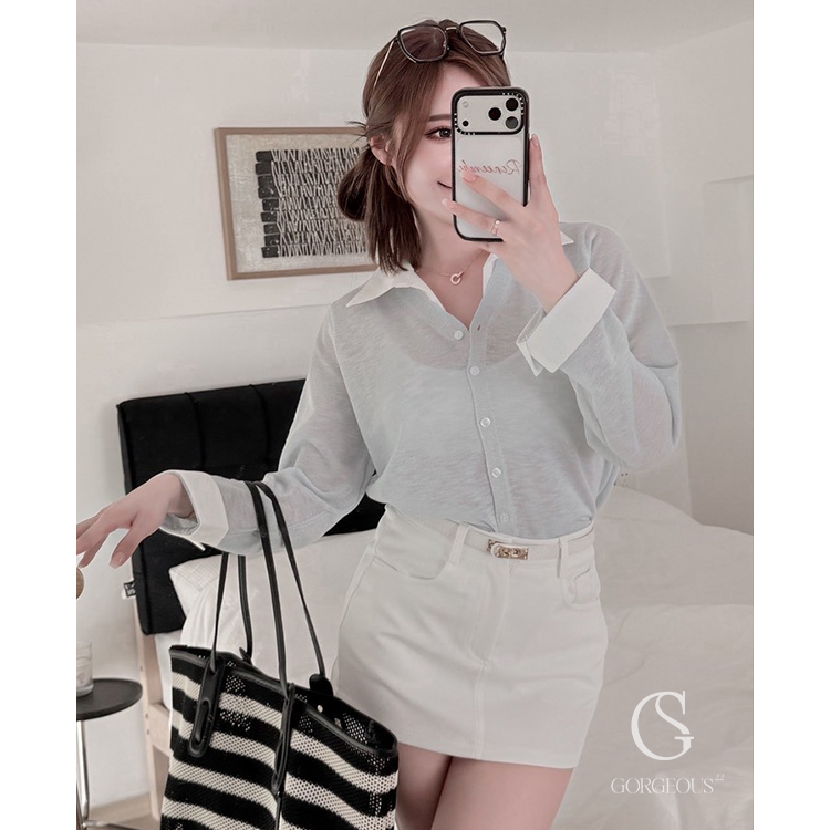 A96「天絲紋理 CHILL 上⾐」