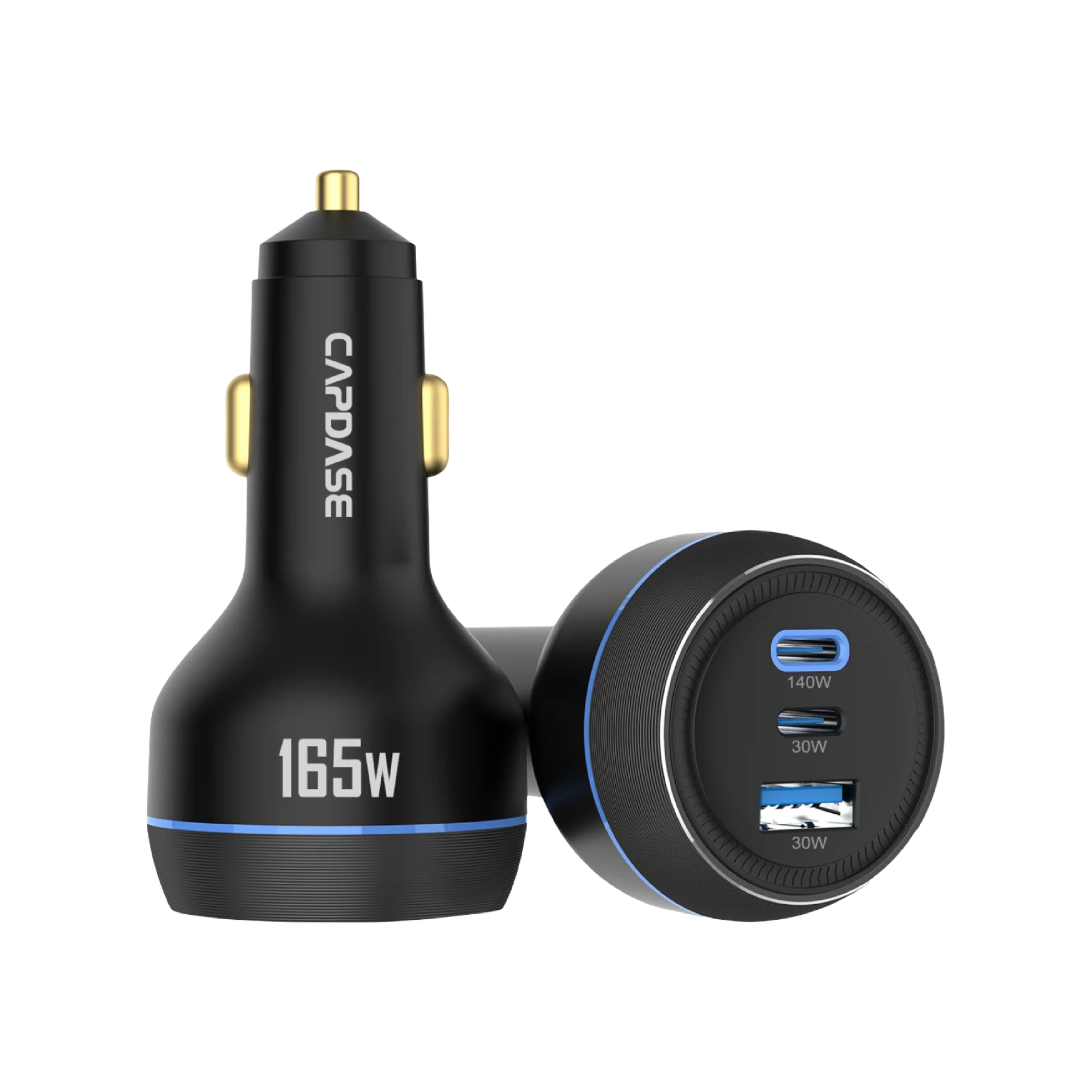 Capdase Rapider 3P165 165W QC 3.0 / PD 3.1 / PPS 三輸出快充車用充電器