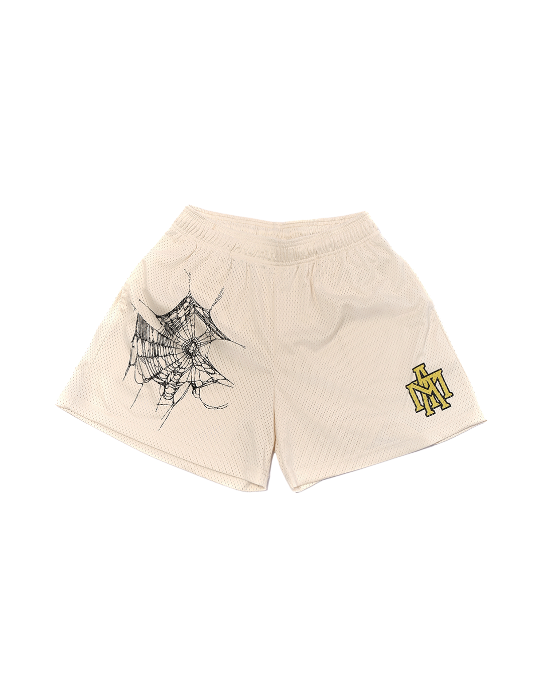 MTA｜Cobweb Mesh Shorts (White)