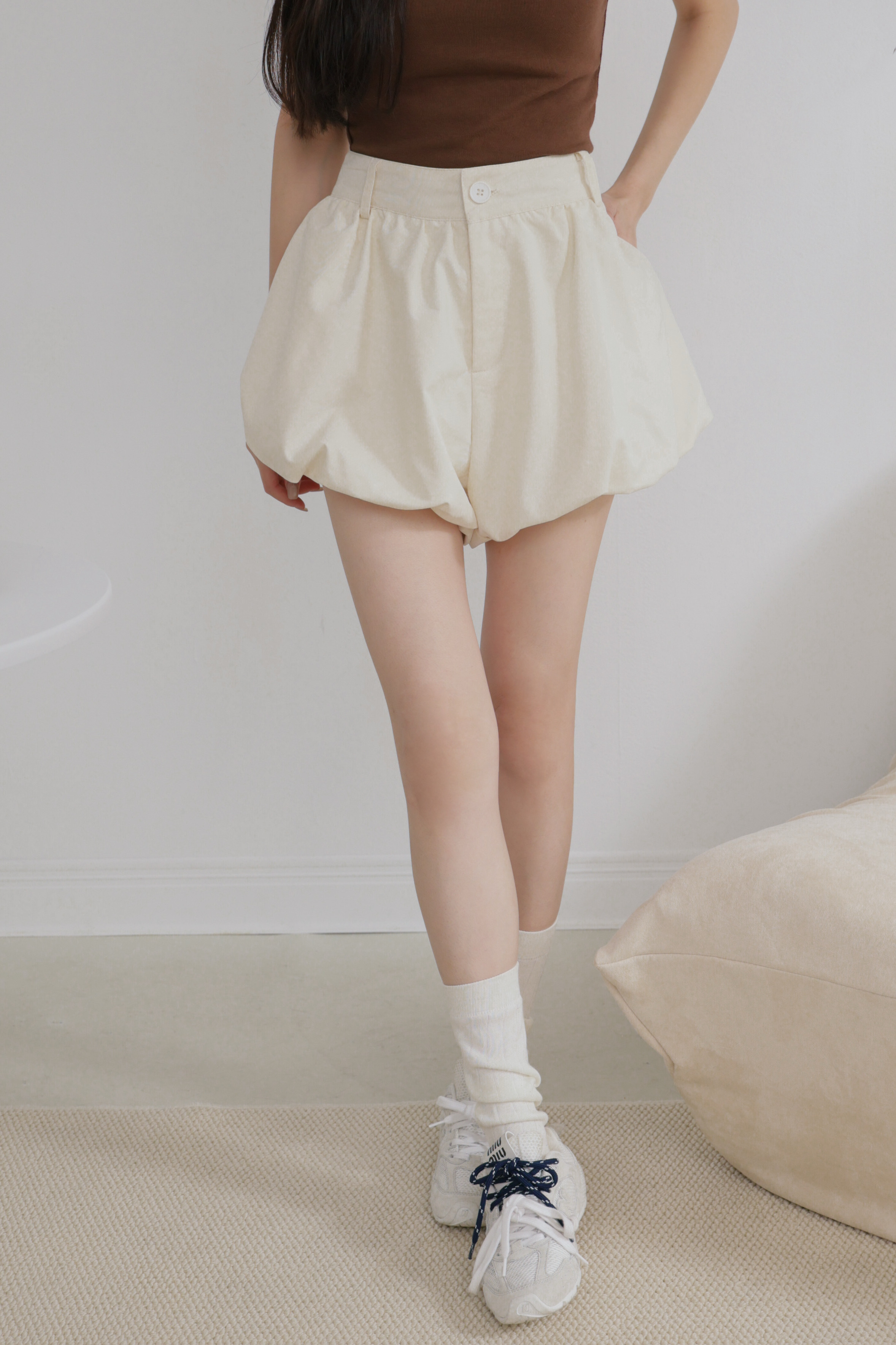 甜美花苞短褲 P23