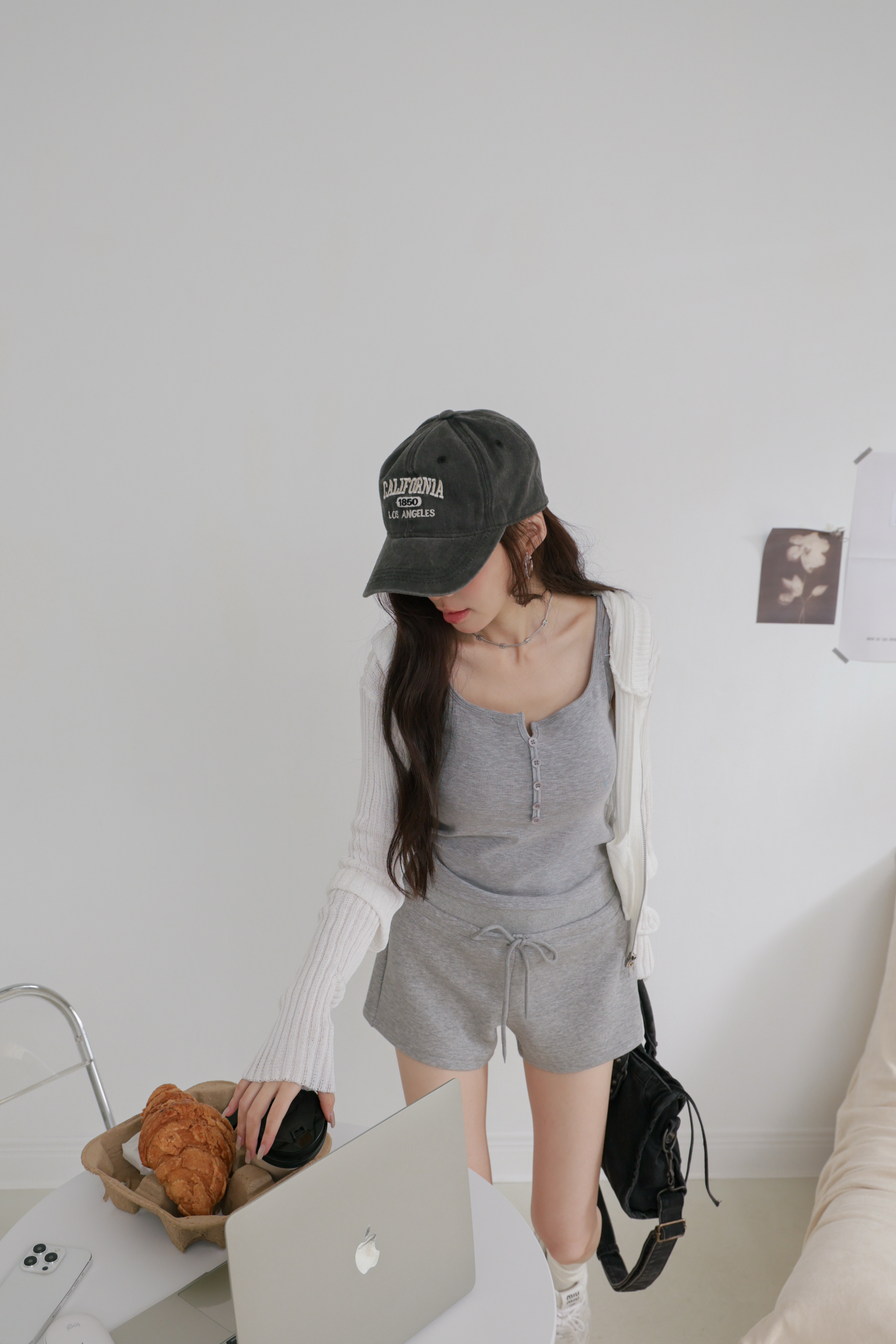 開扣U領雙肩帶BRATOP #素面款 P41