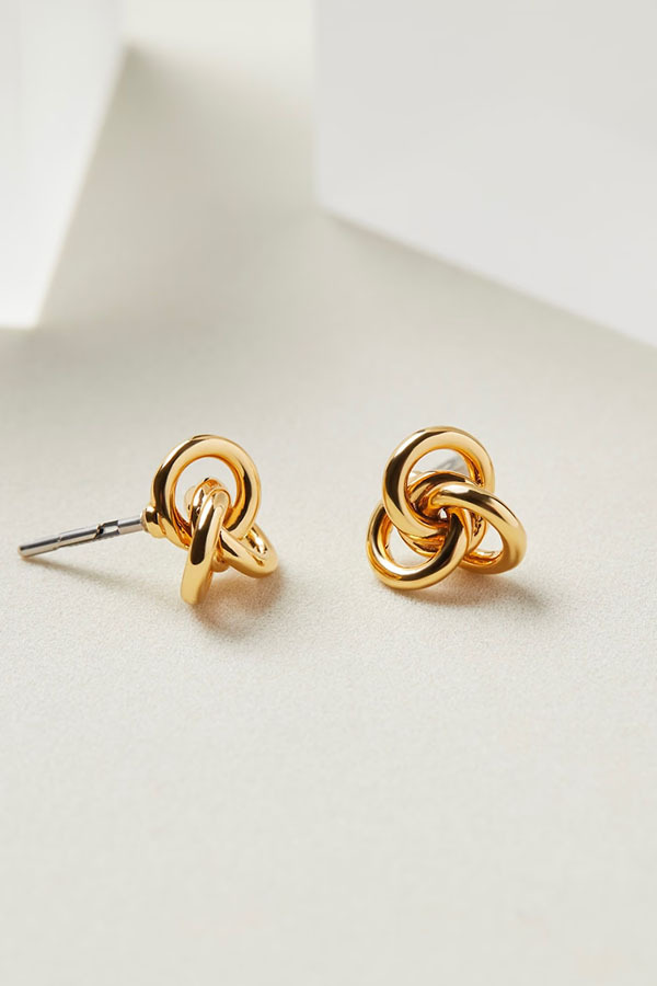 BAQLESS -AMITY 耳環（亮金）