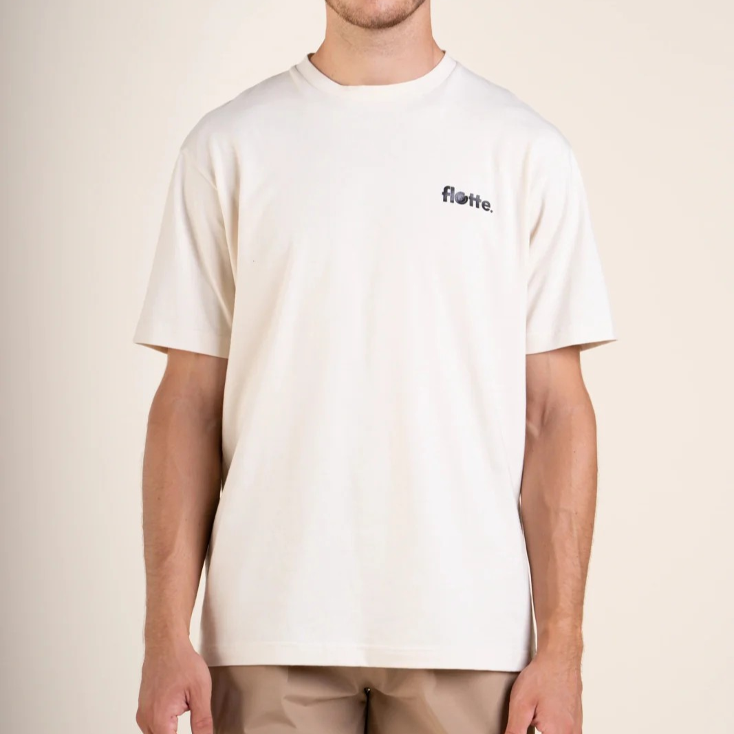 1FL0401-164 [FLOTTE] Temple - Waterproof T-Shirt Creme (EU)