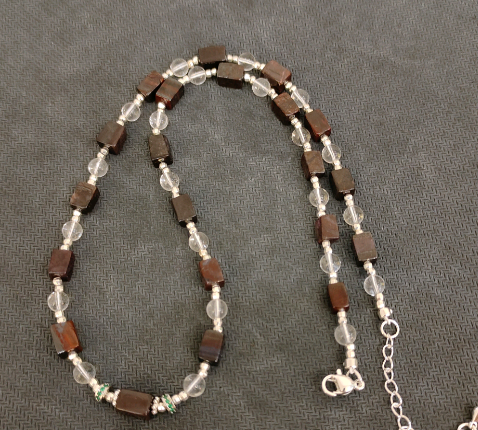 0402gz44--舒俱來-SJL555血舒+白水晶項鏈（B4）