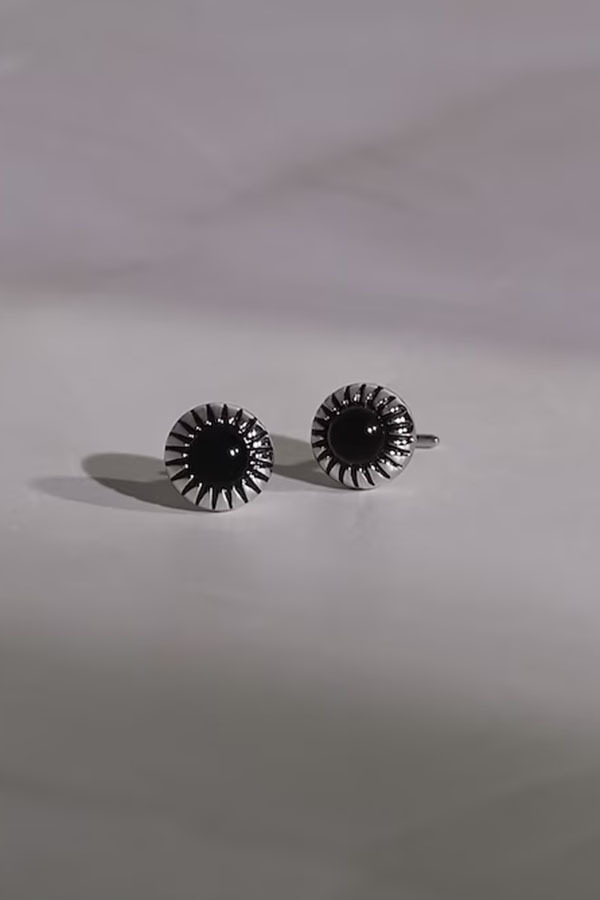 BAQLESS - AMITY MESA ONYX 耳環