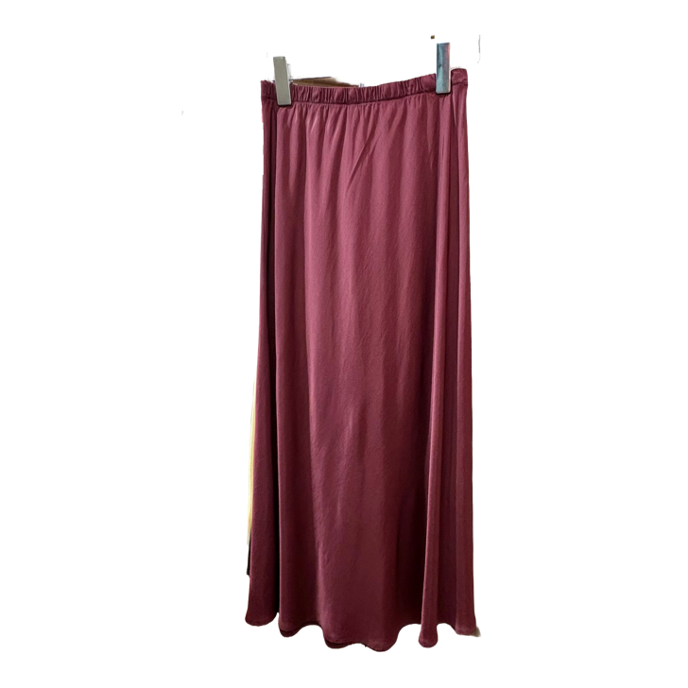 1SO0403-183 [SUNNY STUDIO] Midi Skirt Bordeaux #30281U (EU)