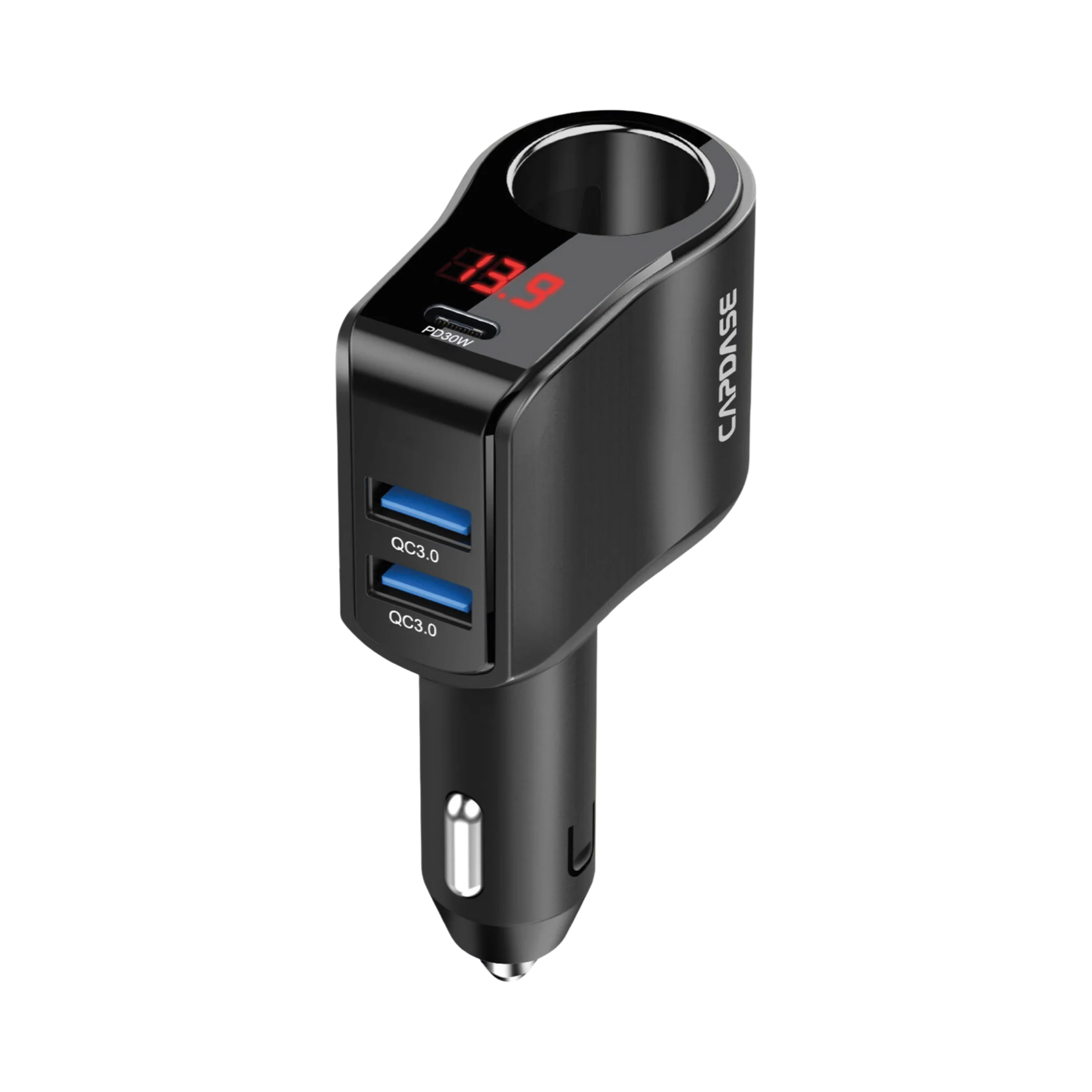 Capdase PowerHub B2QP45 單插座三輸出車用充電器