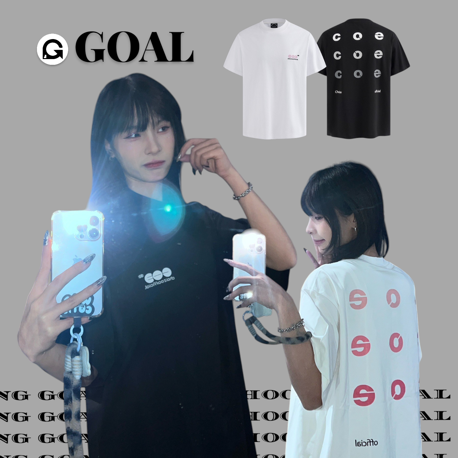 (GOAL) 美式街頭字母涼感短T H767