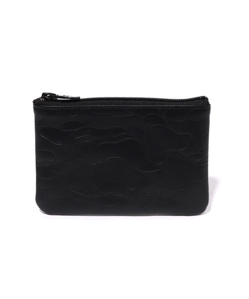 2026SS BAPE A BATHNIG APE SOLID CAMO LEATHER WALLET #2