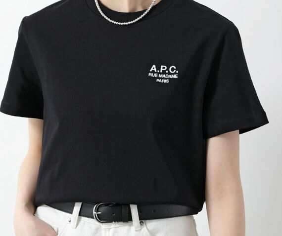 A.P.C Paris 經典刺繡字樣短袖【COHBU-M26388 LKY/COHBUM26388DLA/COHBU M26388 TZC】
