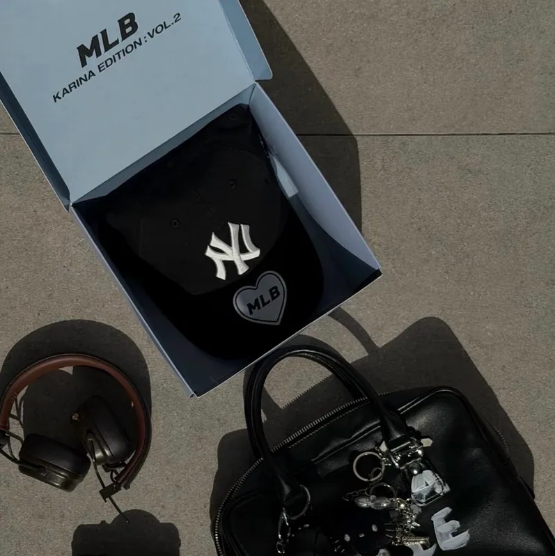 MLB X KARINA 簽名款 老帽 4款