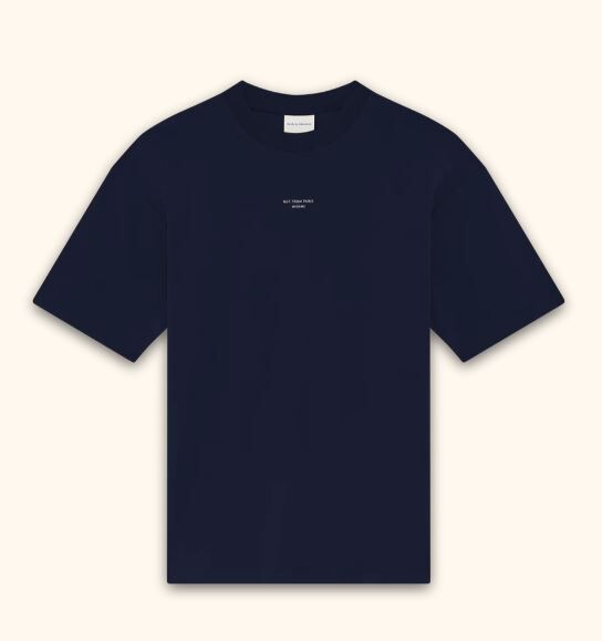 Drôle de Monsieur 中間字樣短袖【 PERM-TS202-CO002-MT/ PERM-TS202-CO002-NY/ PERM-TS202-CO002-BL】