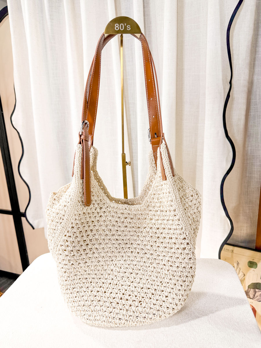 【3/4-7/4限時優惠】【3-7/4滿$1000送禮物】藤織料 SHOULDER BAG【不設退換】