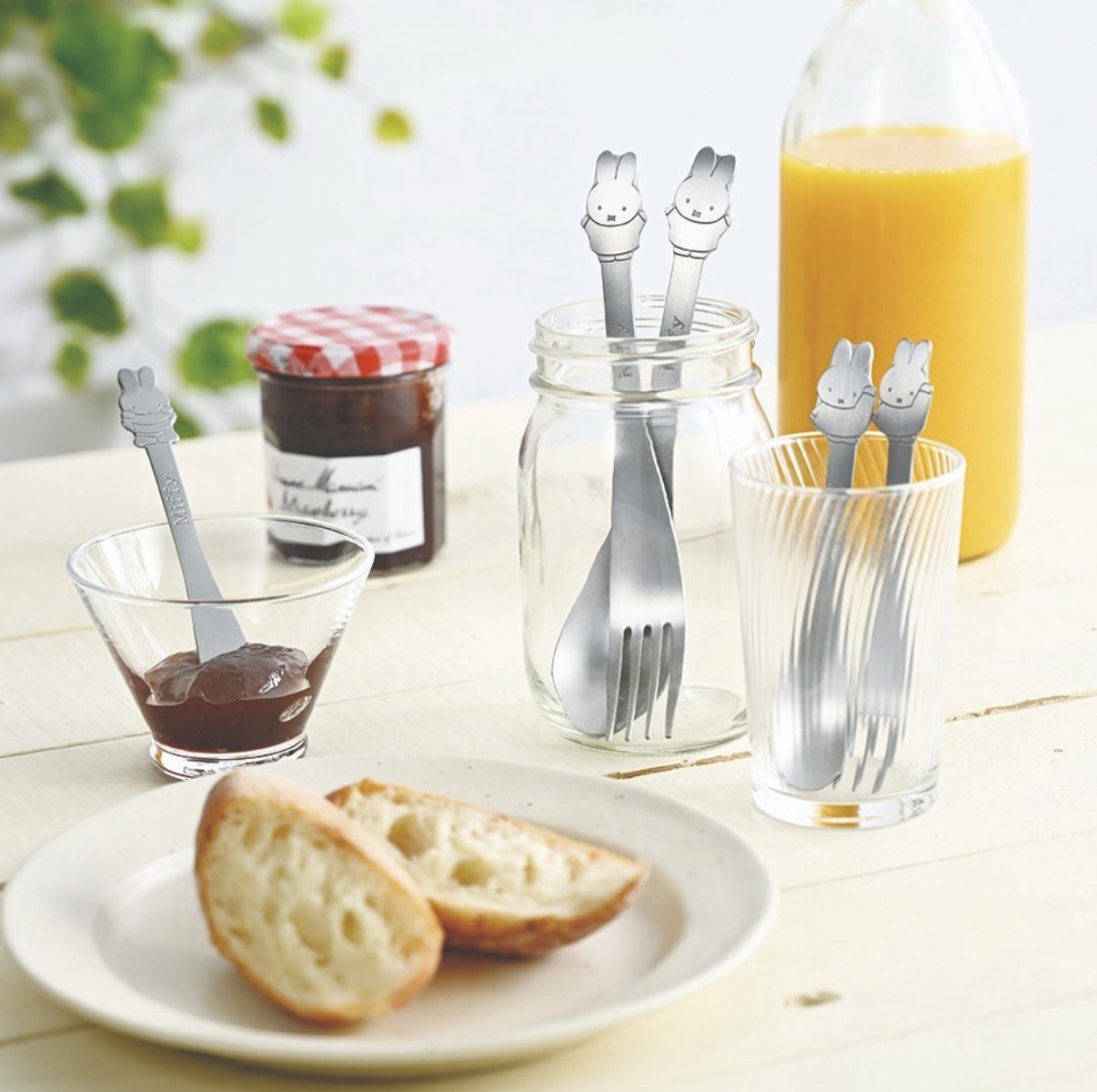 JP 日本製 Miffy 全不鏽鋼叉匙 4964 TK260402