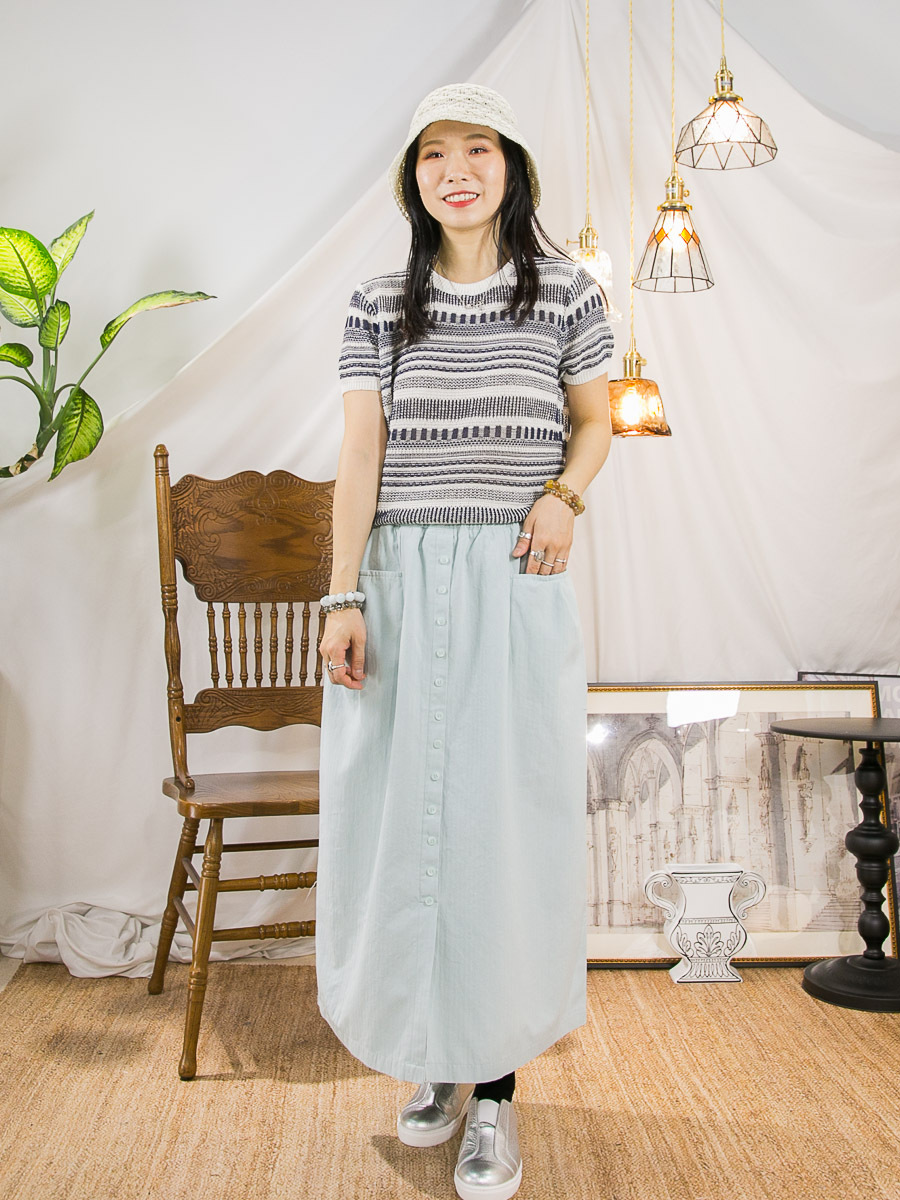 【3/4-7/4限時優惠】【3-7/4滿$1000送禮物】橫間 線仔料TOP