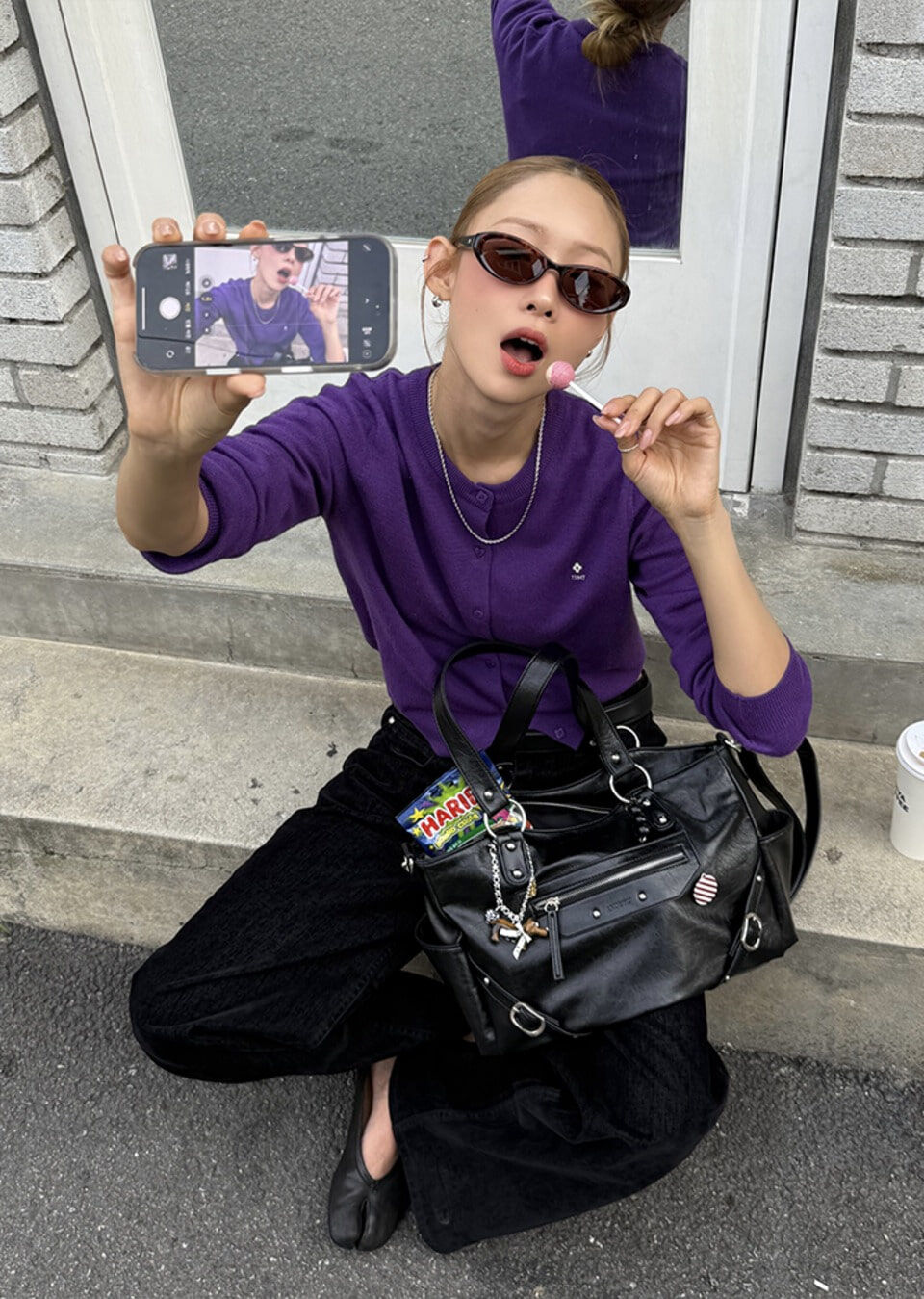 ANOETIC ANC STUD RING BAG