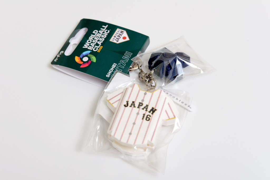 Kawada nanoblock 2026 經典賽 日本隊 大谷翔平 n-fig 積木鑰匙圈