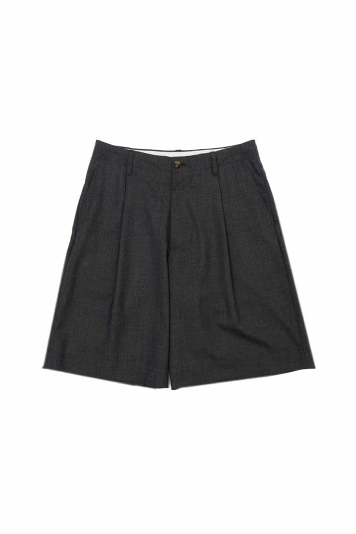 UNIVERSAL PRODUCTS WOOL SHORTS (2COL)