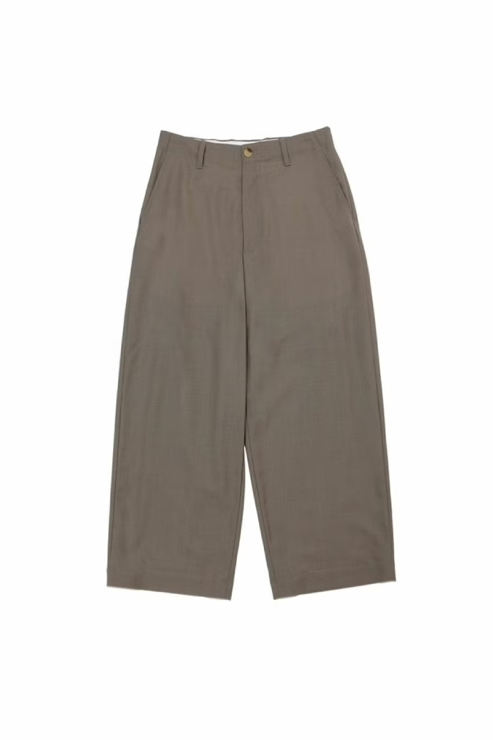 UNIVERSAL PRODUCTS SUMMER WOOL WIDE TROUSERS (3COL)