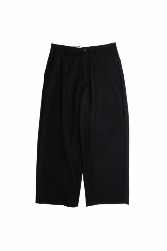 UNIVERSAL PRODUCTS SUMMER WOOL WIDE TROUSERS (3COL)