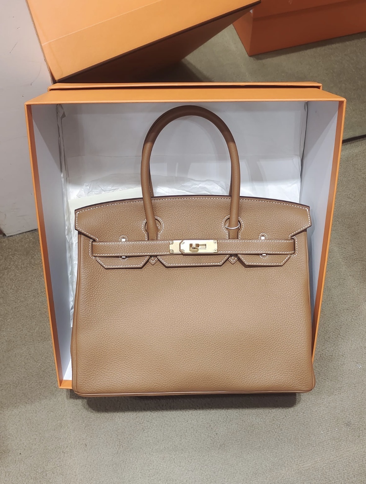 Birkin 30 37 gold cc Togo B （二手99%new）