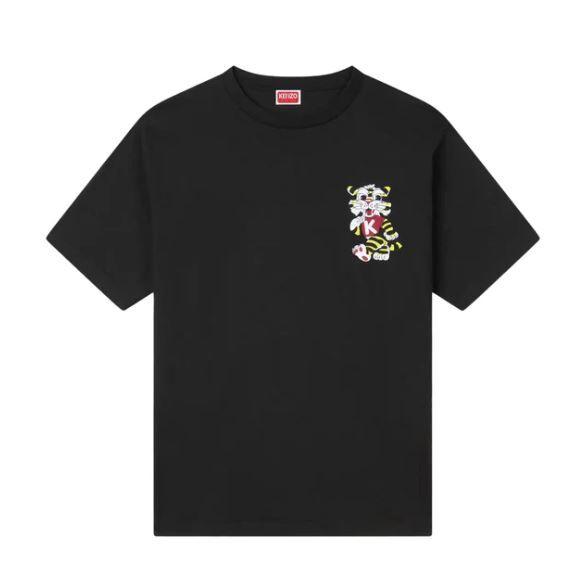 kenzo 刺繡大老虎短袖【FG55TS4044SY99J-M】