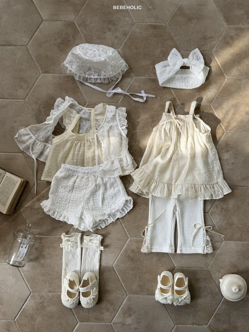 正韓夏bebeholic 嫩嬰甜美蝴蝶結洋裝