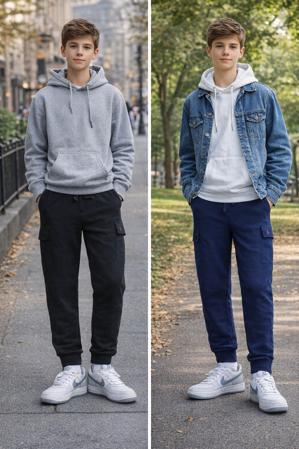 OBS393 Polo Ralph Lauren 男童華夫格工裝束腳褲