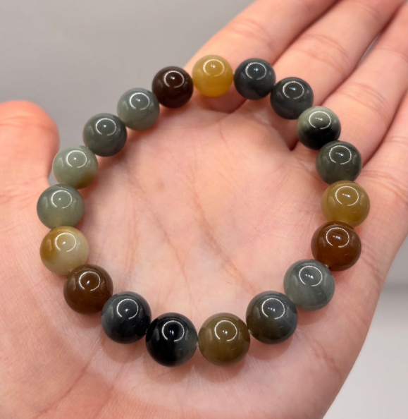 AB260402-K51-10mm收藏級唐三彩玉手串 -(預計5月尾到貨)(只限尖沙咀門市自取不包郵)（一物一證書）