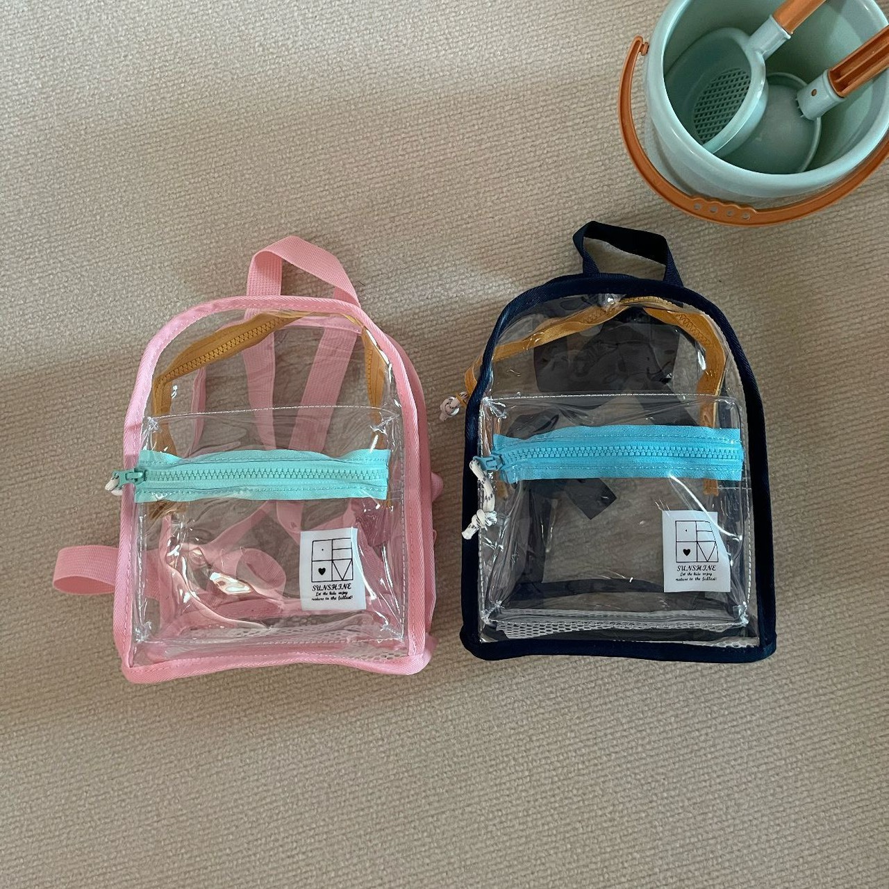 透明雙肩防水背包