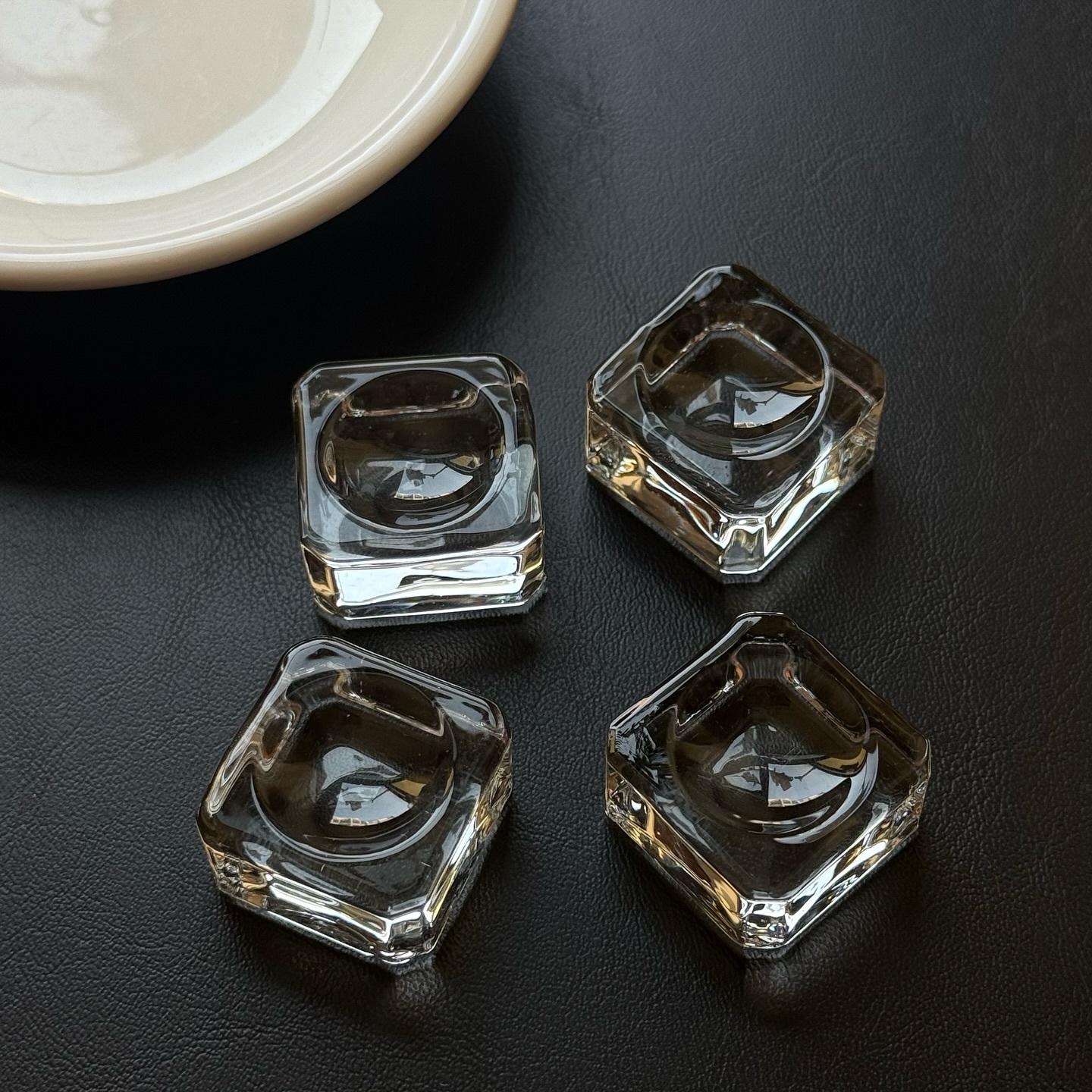 [原石] 水晶球座 玻璃材質