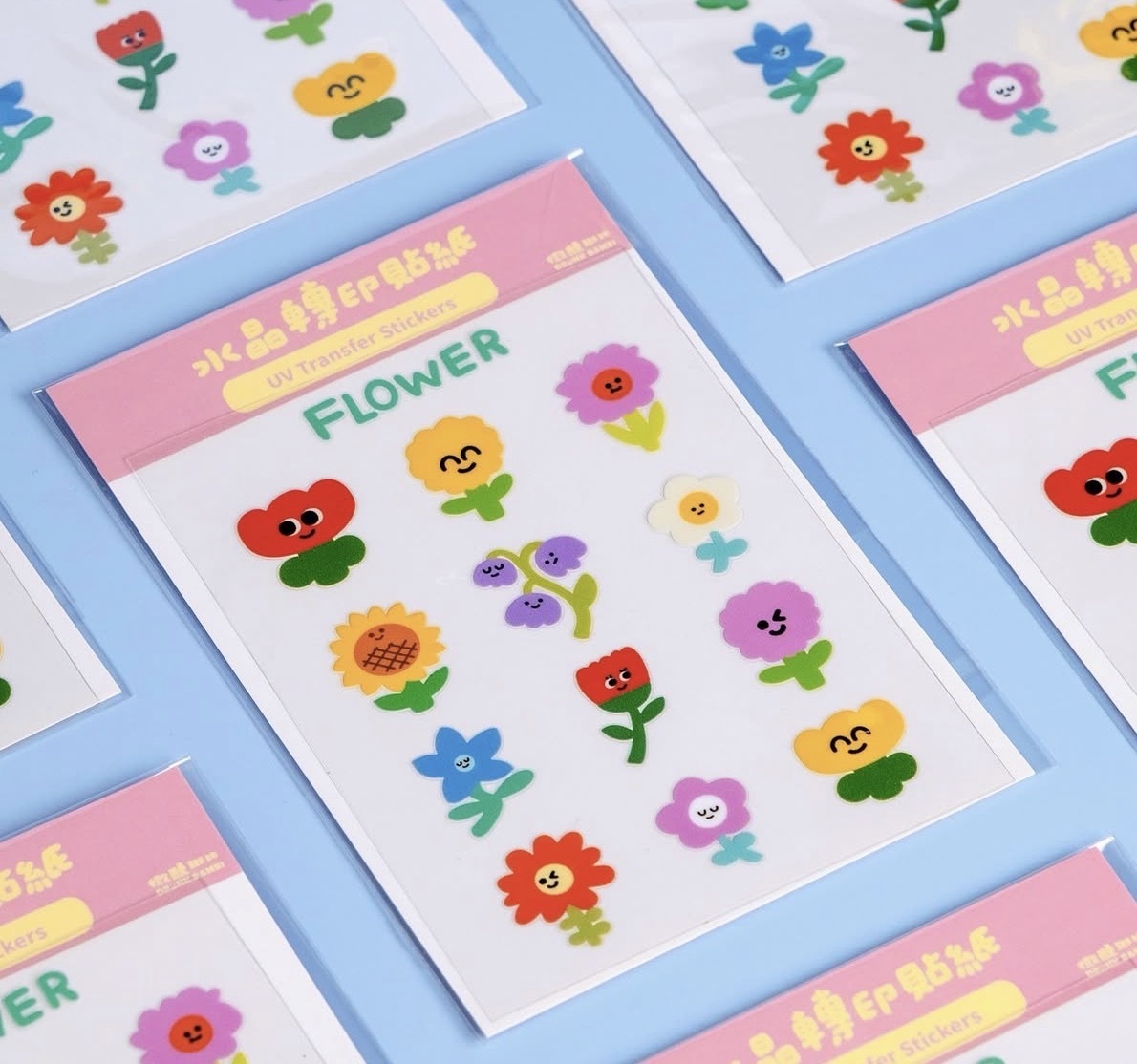 花花世界 水晶轉印貼紙｜微醺斑比