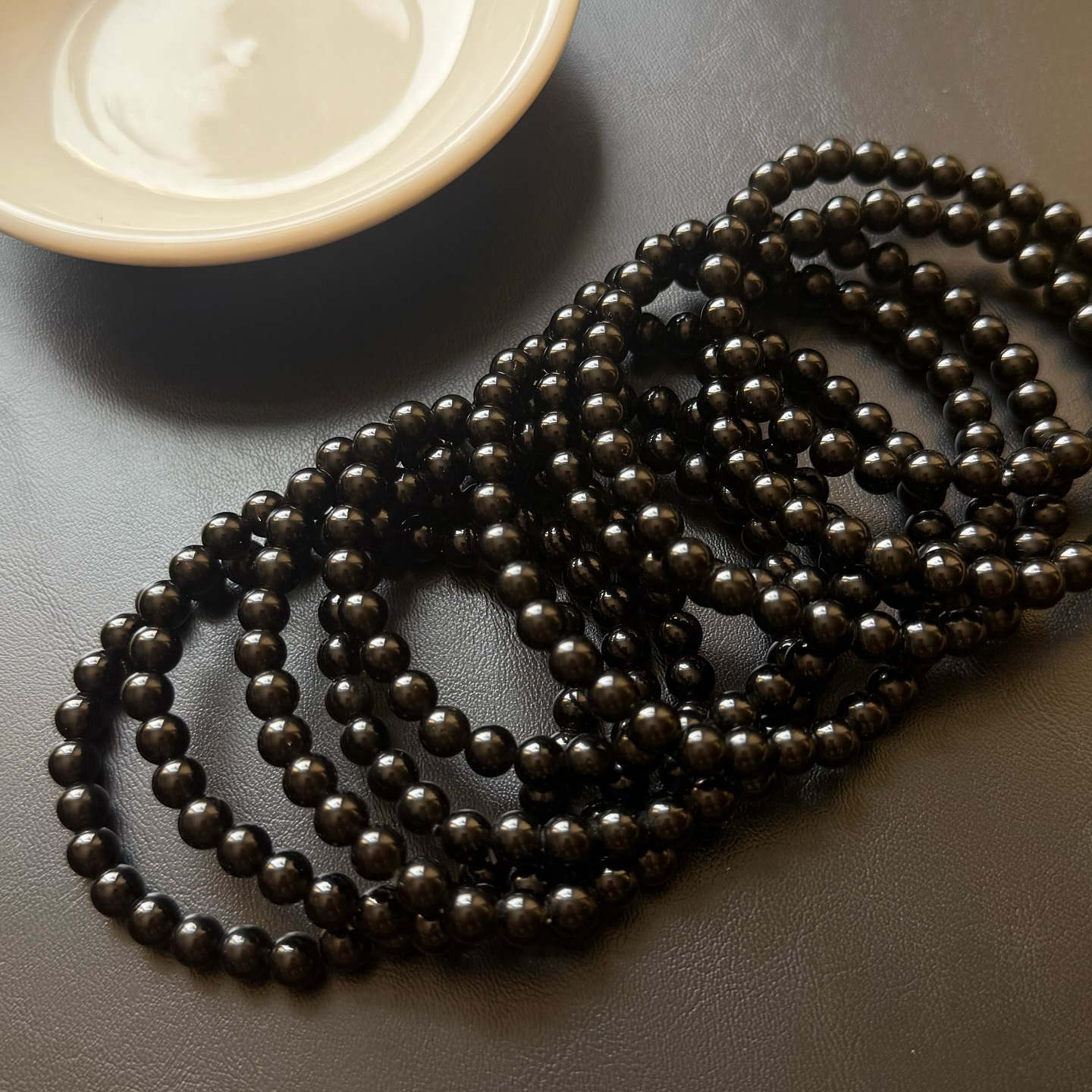 [原石] 黑曜石 水晶手串