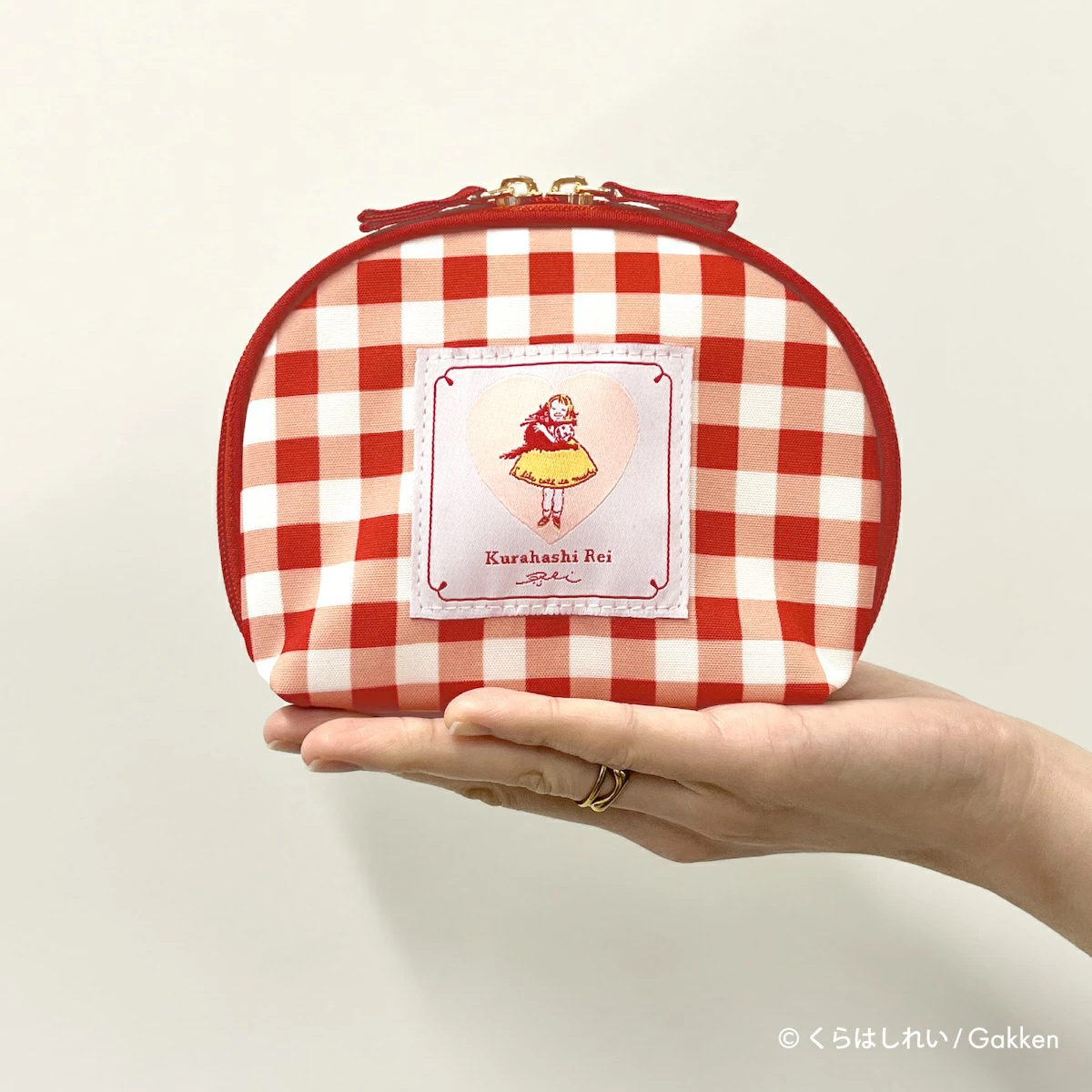 貓咪與女孩 繪本女孩 化妝包｜日本 倉橋伶衣