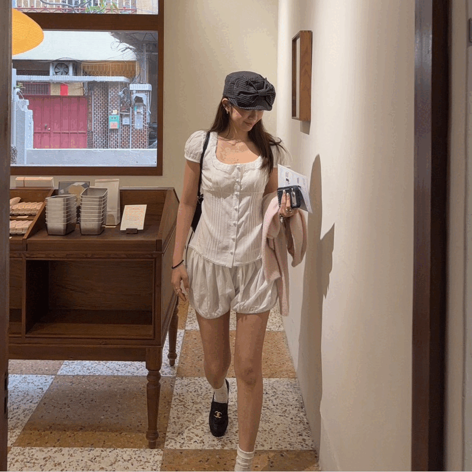 [現貨] TN MADE - 阿爾卑斯少女花苞套裝 (雪融白)