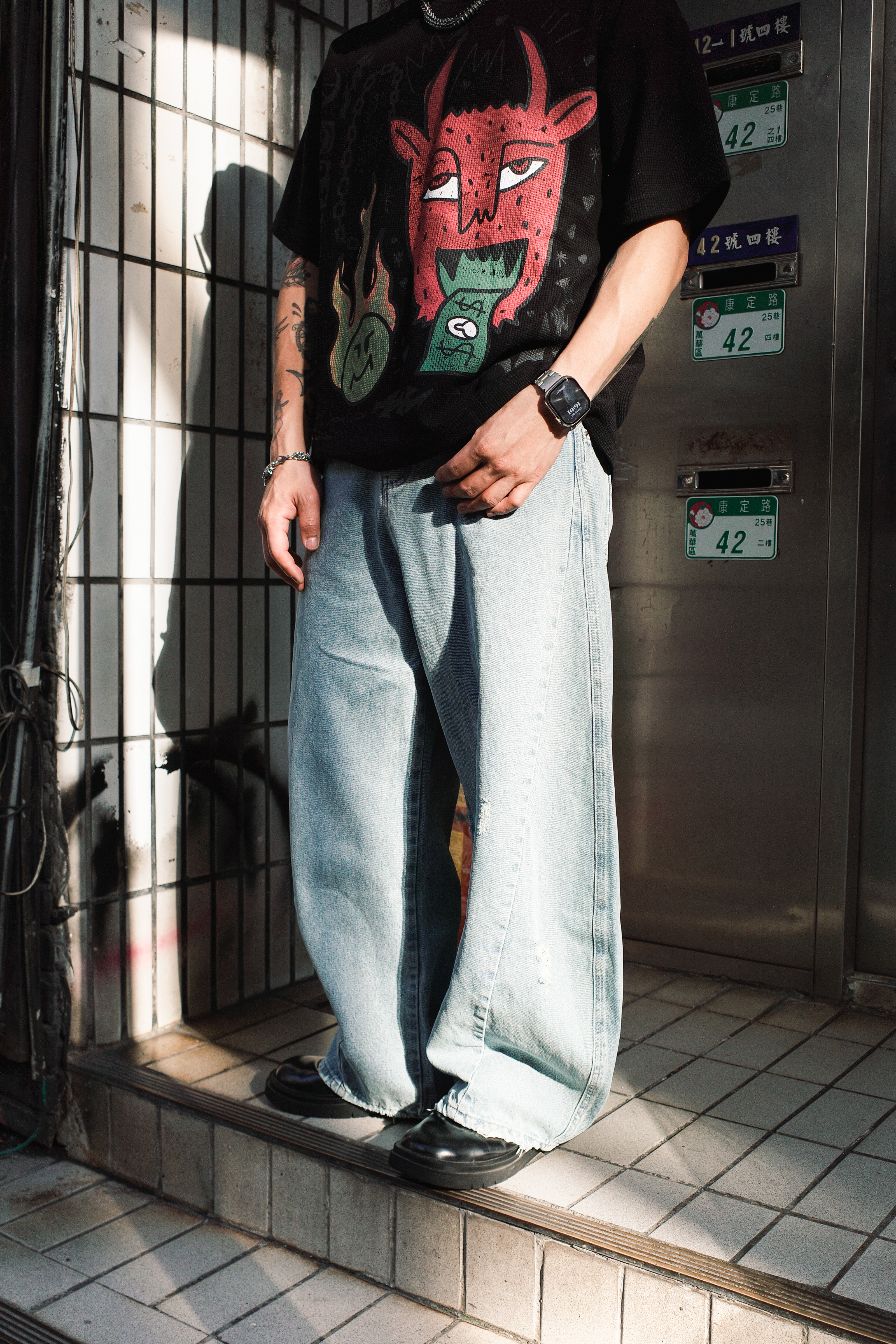 『Always_Good』解構 破壞 彎刀 牛仔 長褲