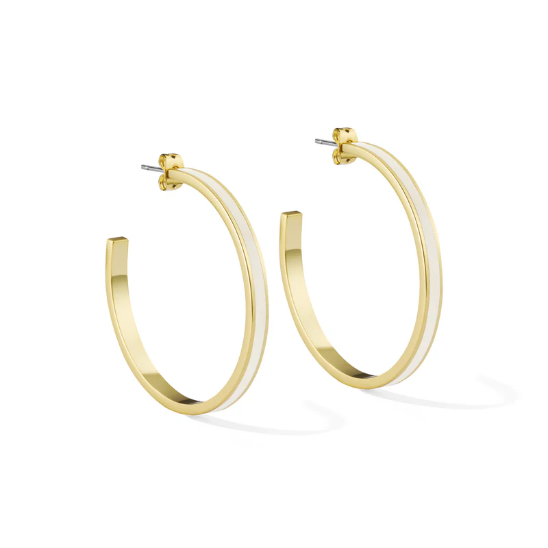 1BU0407-030 [BANGLEUP] Bangle Hoop Earrings - Mastic Beige #BUP23-BAN-OCR06 (EU)