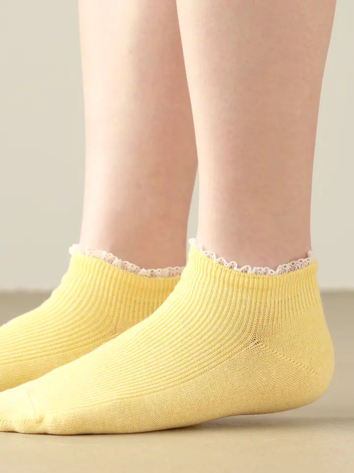 [連線優惠] 靴下屋 蕾絲裝飾運動鞋用短襪