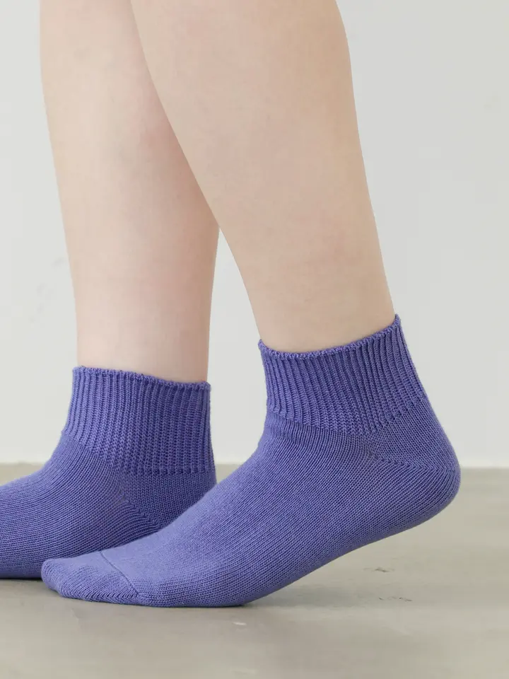 [連線優惠] 靴下屋【定番】經典素色彈性短襪