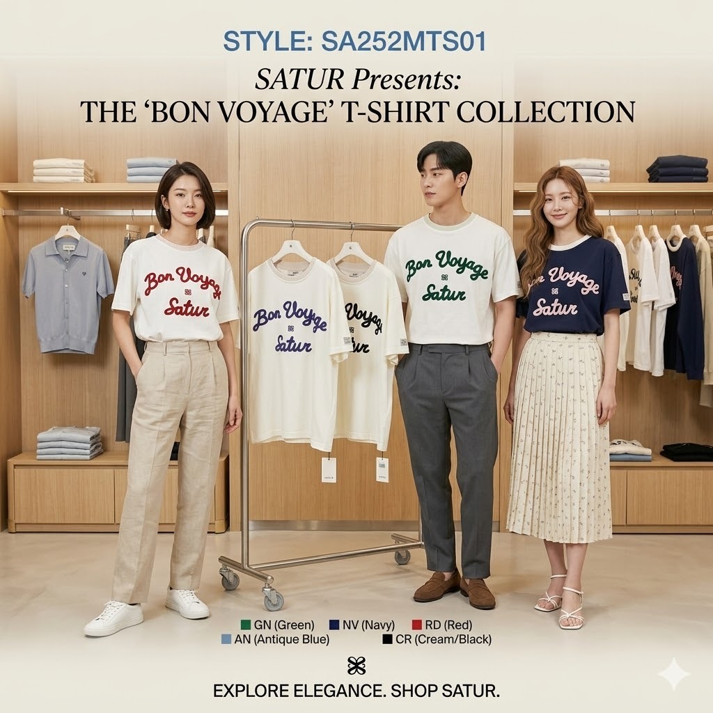 【直播】SATUR LX0402508 男女同款短袖上衣