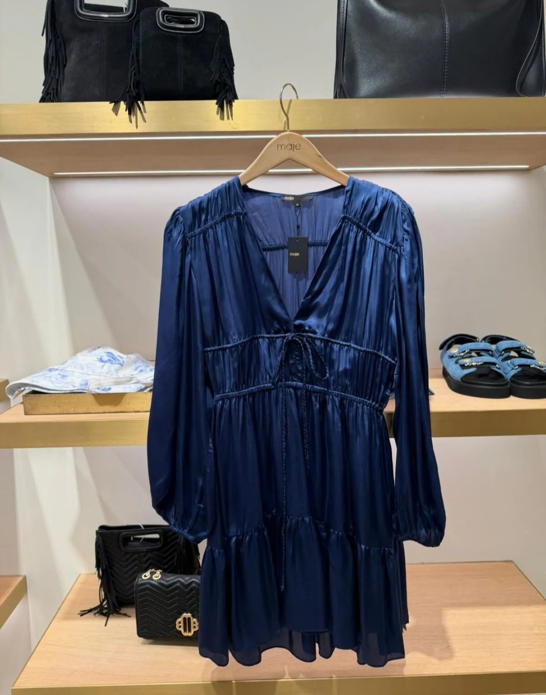 Maje 藍色連身裙 #MFPRO03404