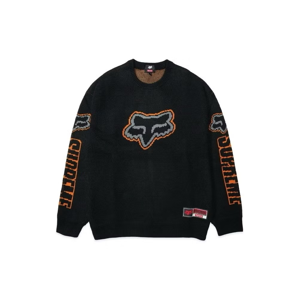 限量現貨 Supreme Fox Racing Sweater Black