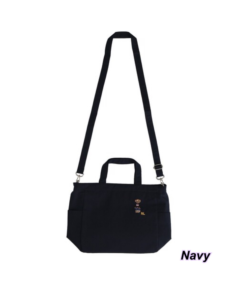 260403 Polo Ralph Lauren (bear 圖案） 2 way bag Size L / 多色