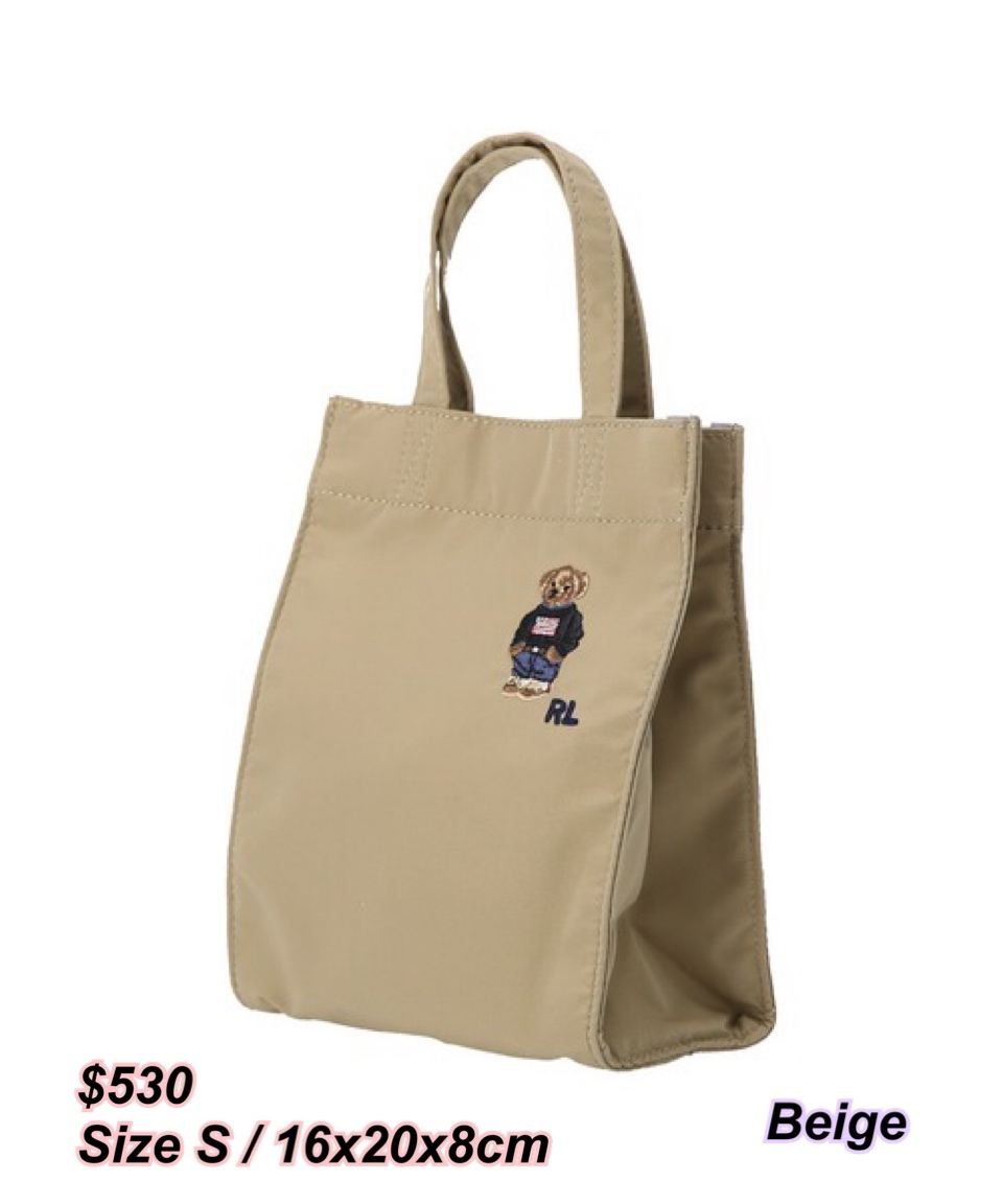 260403 Polo Ralph Lauren (bear 圖案） 2 way bag Size S / 多色