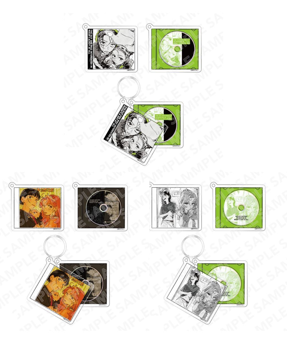 預購-我在意的對象並不是男人　專輯封面風鑰匙圈 系列【日本進口精品】