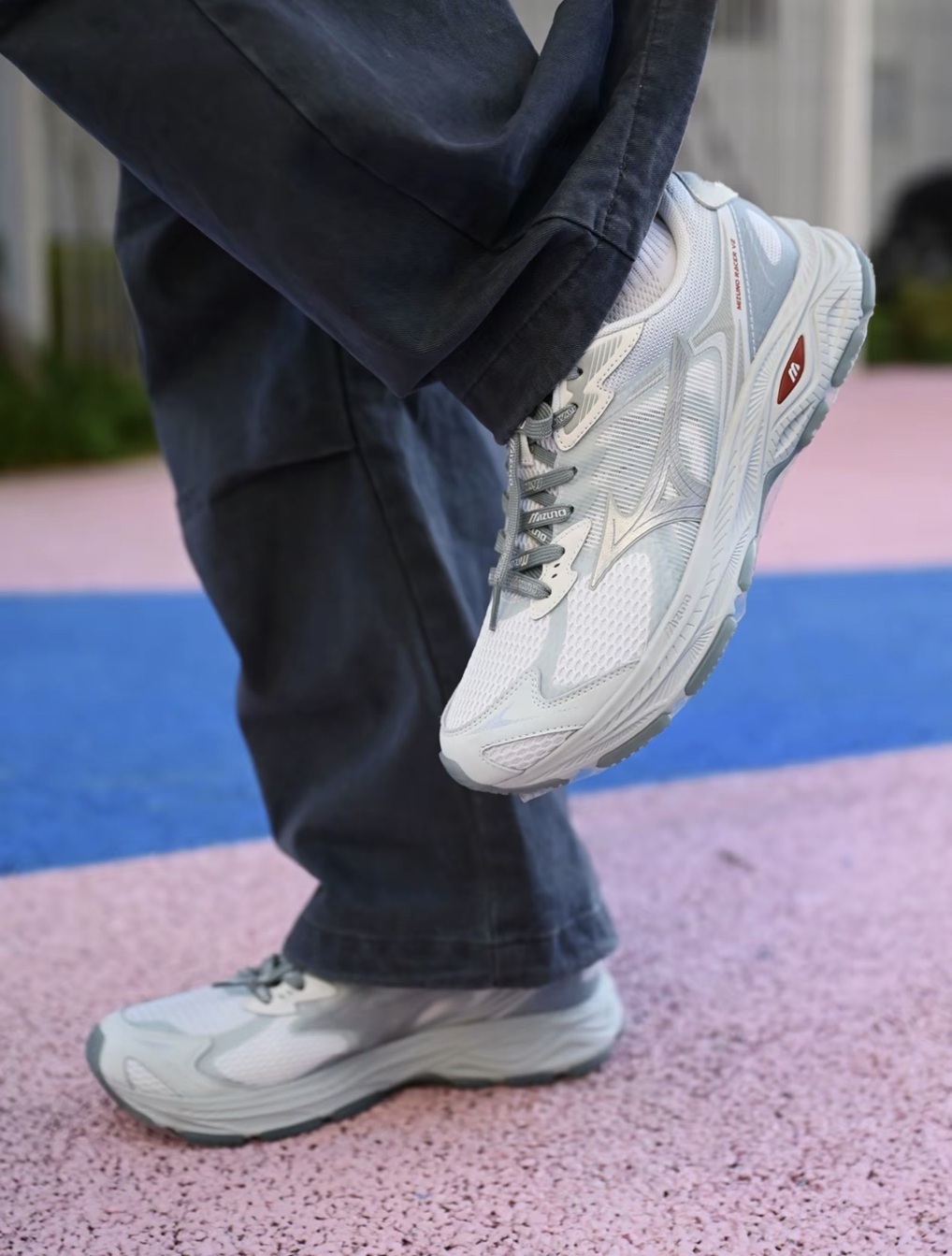 [預訂] MIZUNO Racer V2 | 淺花藍