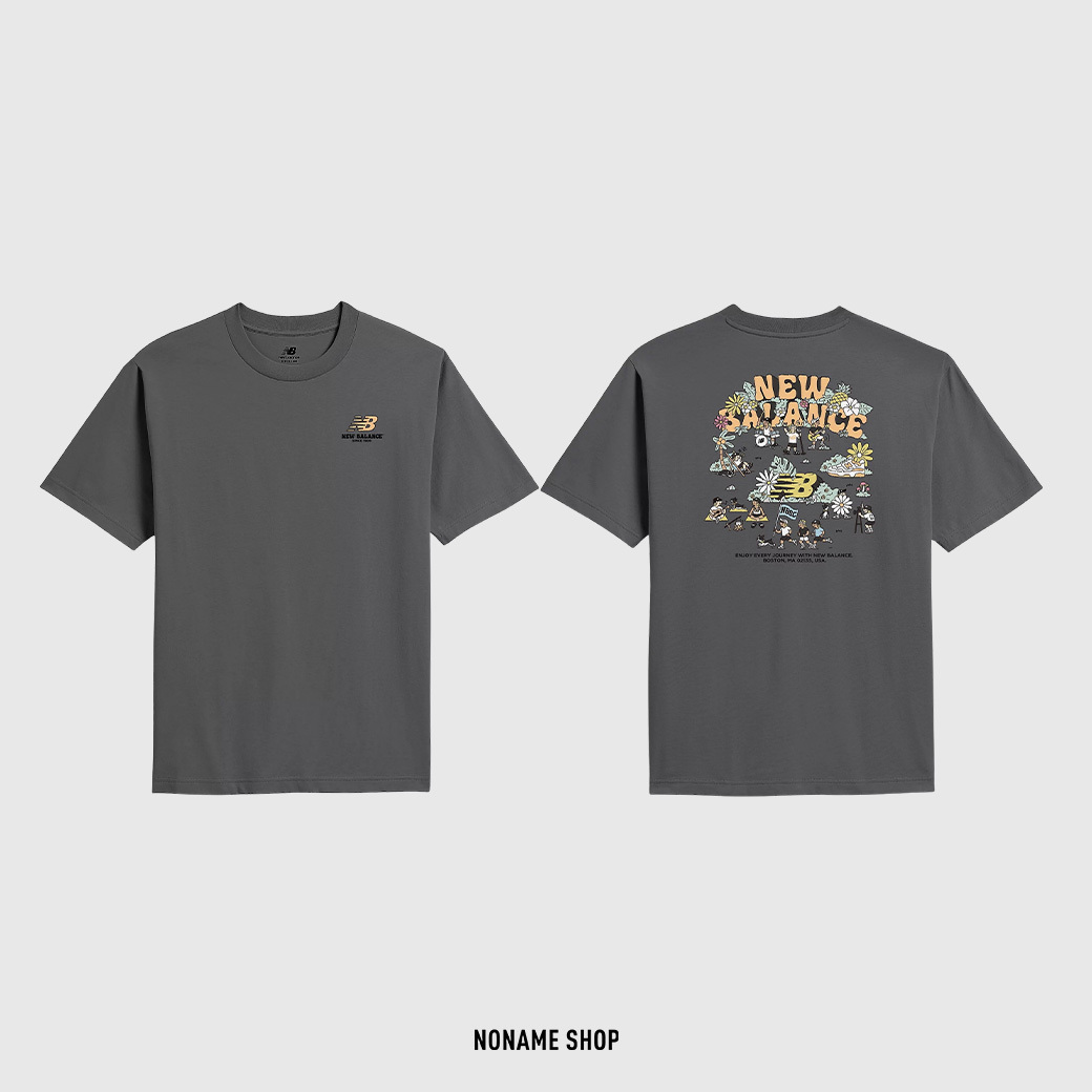 NEW BALANCE NB BOY系列 IU同款 Every Journey 每一個旅程 塗鴉 短袖 三色 (男款)